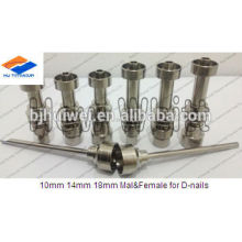 gr2 titanium nail 8mm, 10mm, 12mm, 14mm, 18mm